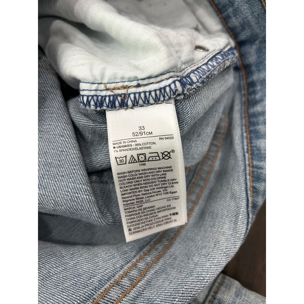 Gap 1969 Women's Distressed Denim Shorts Size 33 Light Wash - Picture 6 of 8